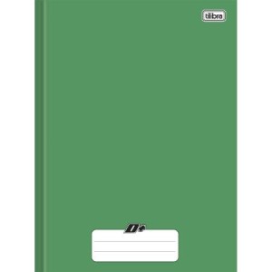 CADERNO BROCHURAO 48F CAPA DURA VERDE TILIBRA  D+ -UN