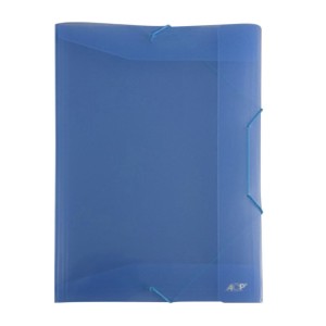 PASTA ABA ELASTICO PLASTICA OFICIO ACP 6021.AZUL QUALITY - UN